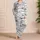 Nautical Sailboat Stripe Coastal Sleepwear for Women Beach Vacation Resort Nights Satin Pajamas Set - 4