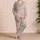 Vintage Floral Patchwork Lounge Set for Cozy Evenings and Relaxed Weekend Style at Home Satin Pajamas Set - 4