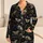 Vintage Moths Skulls And Botanical Night Motif For Gothic Sleepwear And Relaxing Satin Pajamas Set - 1