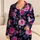 Romantic Fuchsia Rose Garden With Indigo Leaves For Cozy Nights And Bridal Lounging Satin Pajamas Set - 1