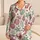 Coastal Shell And Starfish Motifs For Relaxed Beach Vacation Nights At Home Satin Pajamas Set - 1