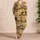 Whimsical Folk Art Cottage Landscape for Cozy Bedtime and Boho Gift Giving Lovers Satin Pajamas Set - 4