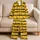 Honeybee And Black Stripe Loungewear for Cozy Bedtime, Bee Lovers and Yellow Decor Fans Satin Pajamas Set - 5