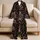 Four Jeweled Mosaic Cats for Cozy Cat Lover Nights, Relaxed Lounging, and Home Gifts Satin Pajamas Set - 5