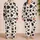 Black And Plum Hand Painted Heart Motifs For Romantic Bedtime And Cozy Nights At Home Satin Pajamas Set - 2