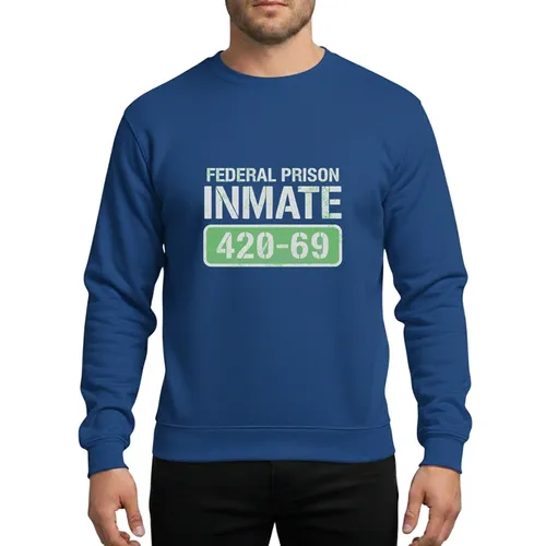 Halloween Costume Party Gritty Stencil Numerals 420-69 Vintage Graphic Sweatshirt