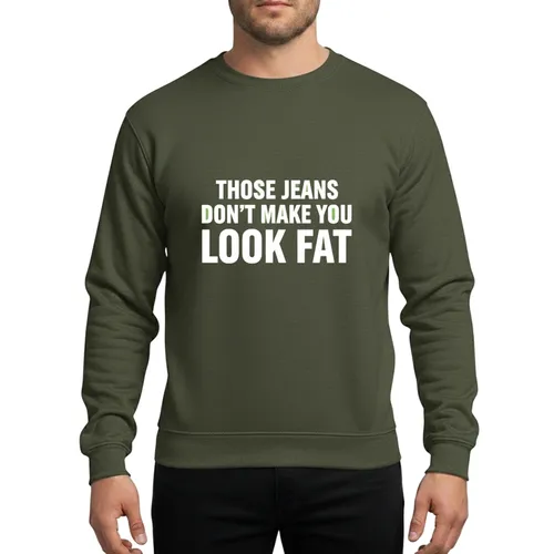 Witty White Lie Party Prop - Iconic Jeans Social Statement for Gatherings Sweatshirt