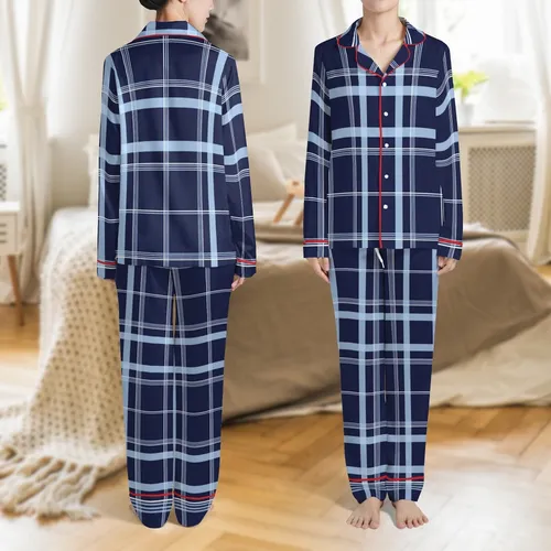 Men's Long Sleeve Pajama Set PDF Pattern: Relaxed Loungewear Sewing Guide Satin Pajamas Set