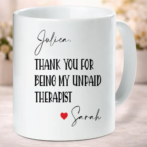 Personalized Unpaid Therapist Mug Mother's Day Gift