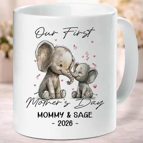 Personalized First Gift From Baby Mug Mother's Day Gift