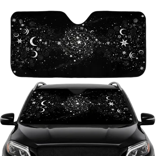 Celestial Stars Moons Constellation Night Sky - Stargazer Gift Car Sunshade
