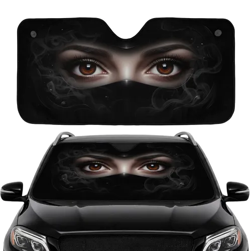 Captivating Eyes Sleek Dark Mask - Luxury Car Accessory Everyday Drive Car Sunshade