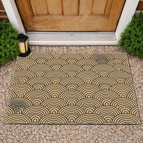 Japanese Seigaiha Waves - Home Decor Gift Doormat