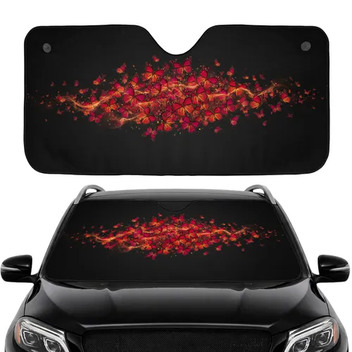 Monarch Swallowtail Butterflies Swarm - Wildlife Lover Car Decor Gift Car Sunshade