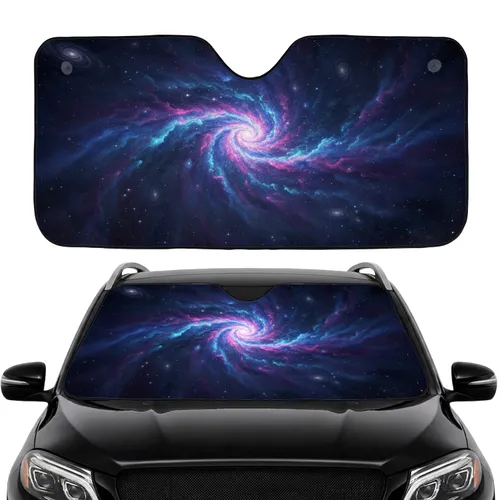 Cosmic Nebula Star Clusters Galactic Spirals Luminous Stars Universe - Car Interior Upgrade Car Sunshade