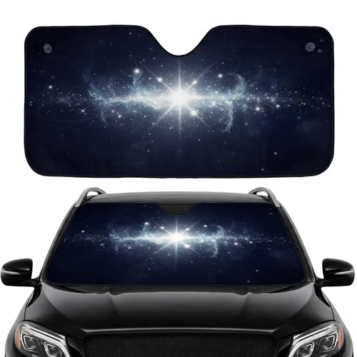 Radiant Stars Ethereal Nebulae Deep Space - Car Interior Upgrade Car Sunshade