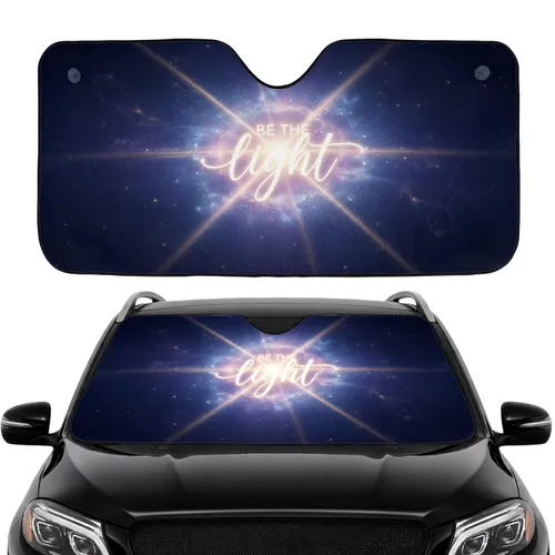 Be The Light Celestial Star Clusters - Car Interior Upgrade Travel Essential Car Sunshade