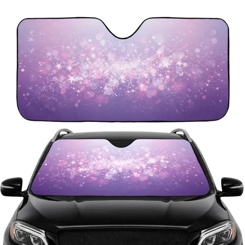 Ethereal Glowing Stars Bokeh Lights Car Interior Upgrade Car Sunshade