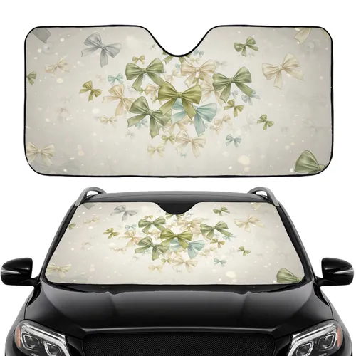 Scattered Bows Light Particles - Car Interior Upgrade Road Trip Gift Car Sunshade