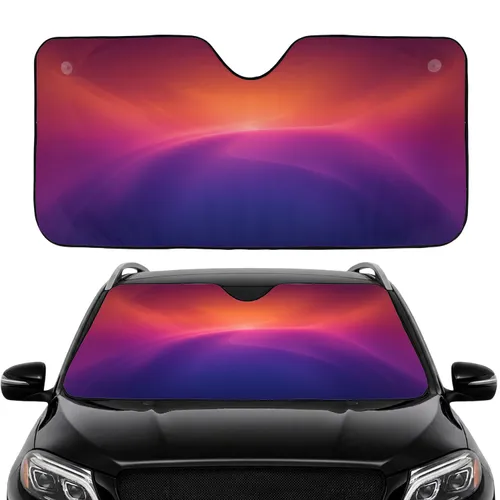 High Detail Warm to Cool Gradient Haze Light Bloom Texture Overlay Car Interior Upgrade Car Sunshade