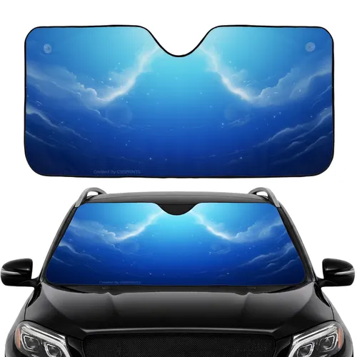 Majestic Swirling Cosmic Nebula Ethereal Stardust Starfield - Car Interior Upgrade Car Sunshade