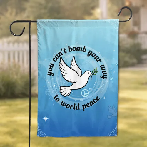 White Dove Olive Branch World Peace Peace Symbols Global Unity Home Decor Gift Garden Flag