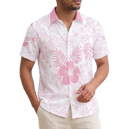 Roses Hibiscus Plumeria Palm Monstera Tropical Foliage - Tropical Lifestyle Gift Hawaiian Shirt