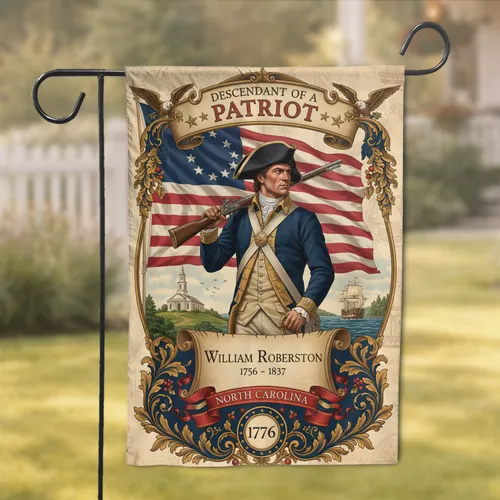 Revolutionary War Patriot Soldier Betsy Ross Flag 1776 Independence Day Home Decor Garden Flag