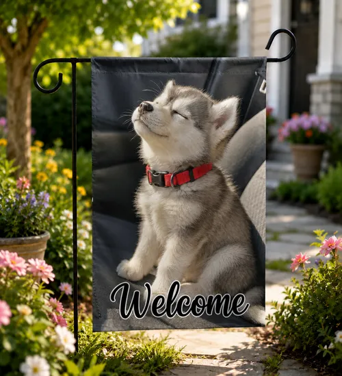 Personalized Garden Flag – Custom Outdoor Gift for Dog & Cat Lovers