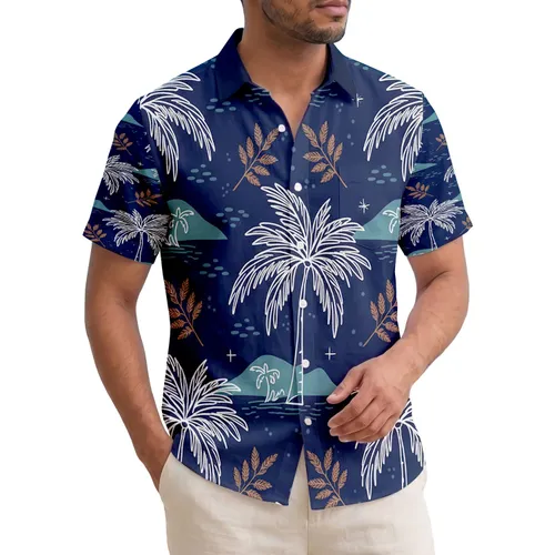 Palm Trees Tropical Islands - Island Vacation Home Decor Gift Hawaiian Shirt