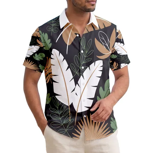 Banana Palm Leaves Fern Fronds Tropical Foliage - Tropical Home Decor Gift Hawaiian Shirt