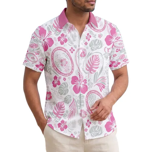 Flowing Paisley Teardrops Floral Leaf Clusters Bohemian Lifestyle Home Decor Gift Hawaiian Shirt