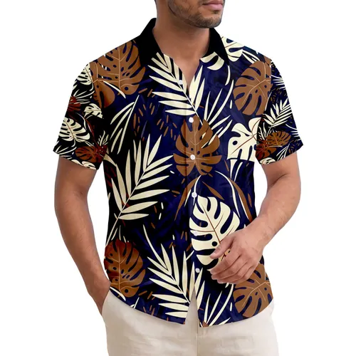 Tropical Monstera Palmate Elongated Leaves - Home Decor Gift Hawaiian Shirt