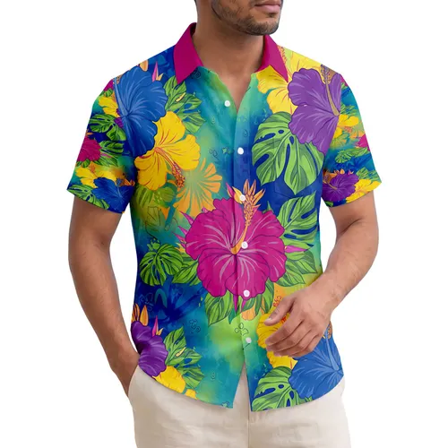 Hibiscus Flowers Tropical Leaves Botanical - Tropical Lover Home Decor Gift Hawaiian Shirt