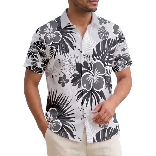 Hibiscus Plumeria Palm Monstera Foliage - Island Lifestyle Home Decor Gift Hawaiian Shirt