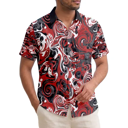 Volcanic Lava Flows Ocean Currents Tropical Storms - Home Decor Gift Hawaiian Shirt