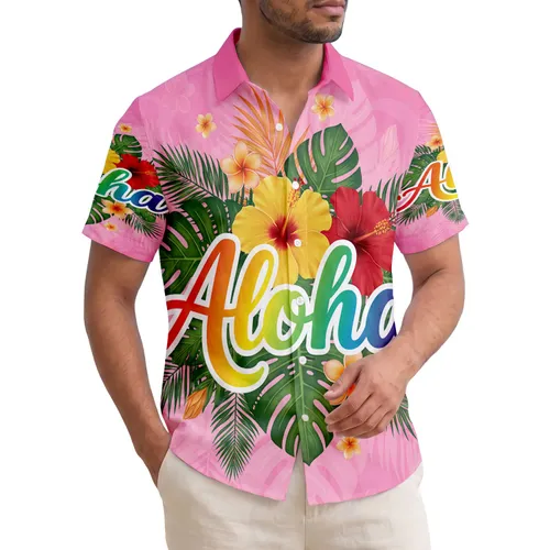 Aloha Hibiscus Plumeria Foliage - Tropical Home Decor Gift for Island Lover Hawaiian Shirt