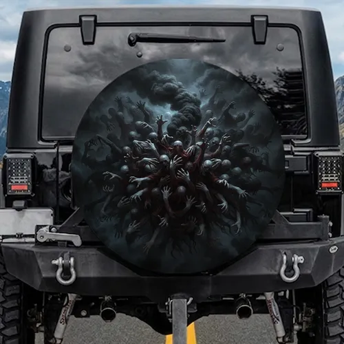 Clawing Hands Spectral Figures Halloween Party Horror Fan Gift Spare Tire Cover
