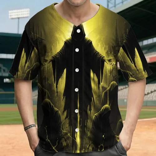 Dark Hooded Figures Luminous Haze - Statement Wear Gift Baseball Jersey