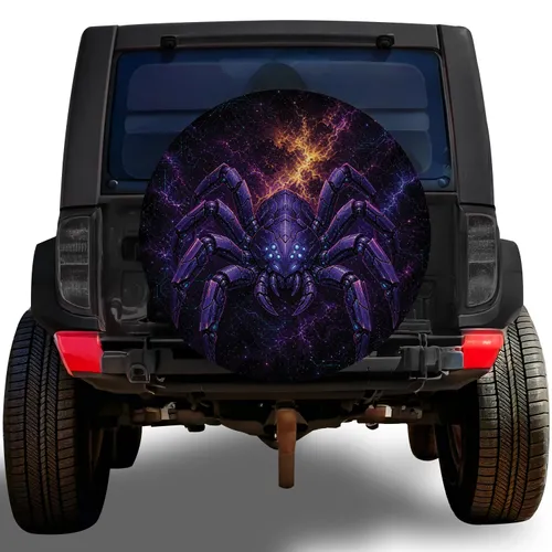 Cyberpunk Mechanical Spider For Off Road Adventure Vehicles And Sci Fi Enthusiasts Spare Tire Cover