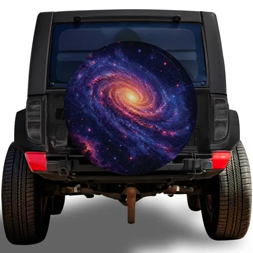 Spiral Galaxy Deep Space Nebula For Cosmic Road Trips And Stargazing Enthusiasts Spare Tire Cover