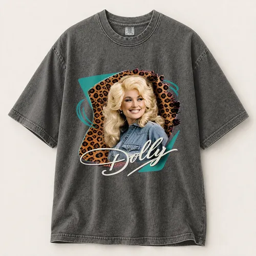 Dolly Parton Portrait for Country Music Fans and Western Lifestyle Decor T-Shirt