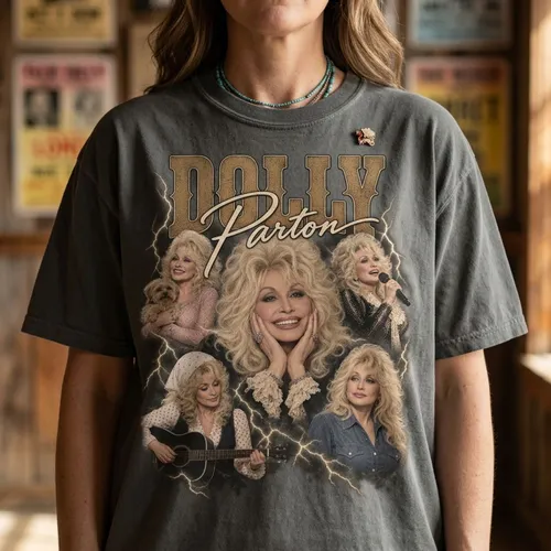 Dolly Parton Vintage Bootleg 90s Style T-Shirt, Retro Country Music Fan Graphic Tee