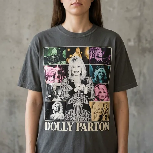 Comfort Colors Dolly Parton Vintage Era Graphic T-Shirt, Retro Country Music Fan Tee