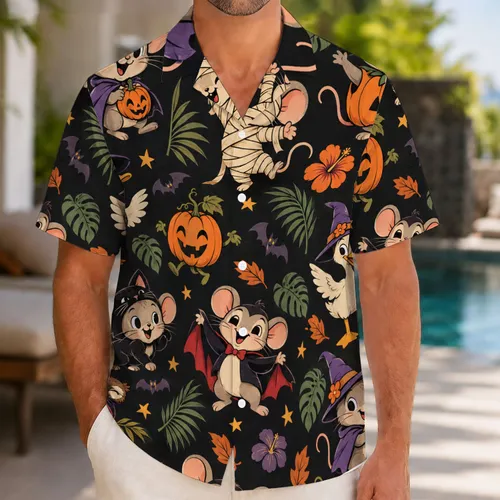 Whimsical Halloween Animal Costumes for Spooky Season Parties and Fall Celebrations Hawaiian Shirt