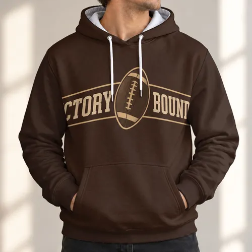 Football Victory Banner for Game Day, Tailgates and Casual Weekends for Football Fans All-over Print Hoodie (Lightweight)