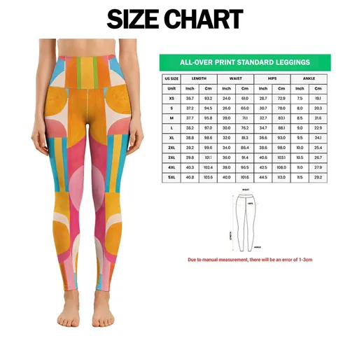 Colorful Pastel Geometric Stripes for Bright Commutes, Vacations, and Weekend Outings Leggings