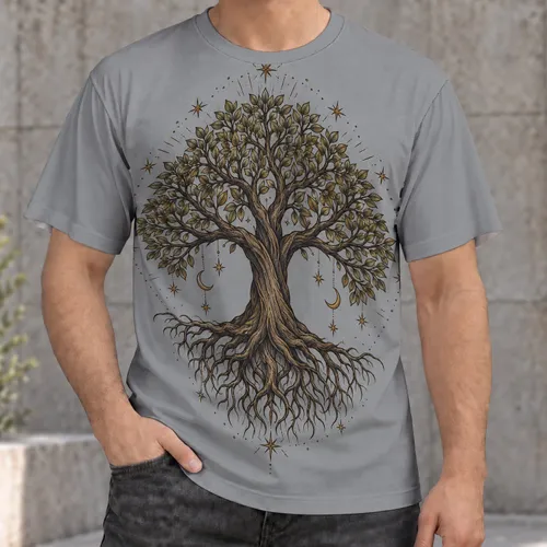 Tree of Life Sacred Roots for Everyday Nature Lovers and Meaningful Gift Giving All-over Print Unisex T-shirt