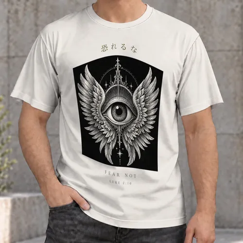 Winged All-Seeing Eye for Everyday Streetwear and Spiritual Inspiration for Adults All-over Print Unisex T-shirt