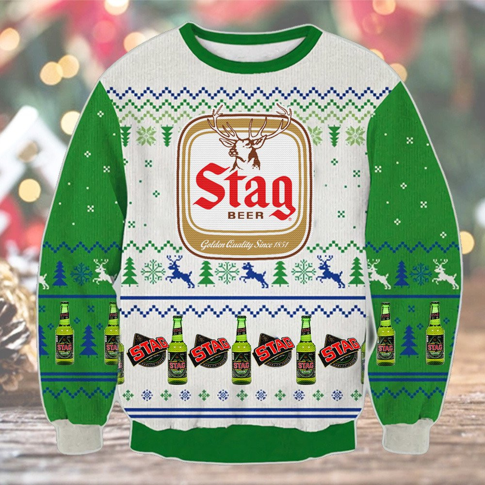 Stag Beer Sweater For Beer Enthusiasts